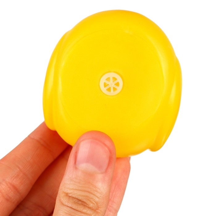 Набор резиновых игрушек для ванны «Пирамидка-брызгалка», 20 см, с пищалкой, 5 шт, Крошка Я