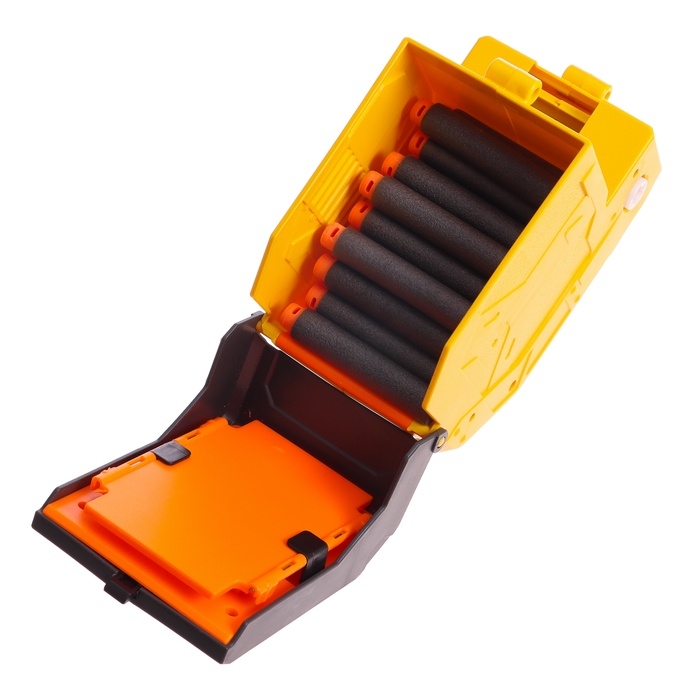 Бластер «Скорострел», стреляет мягкими пулями, работает на батарейках Бластер «Скорострел», стреляет мягкими пулями, работает на батарейках