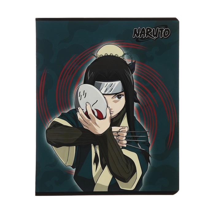 Тетрадь 48 листов в клетку Тетрадь 48 листов в клетку "Naruto", обложка мелованный картон, выборочный УФ-лак, конгрев, блок 65 г/м2, МИКС
