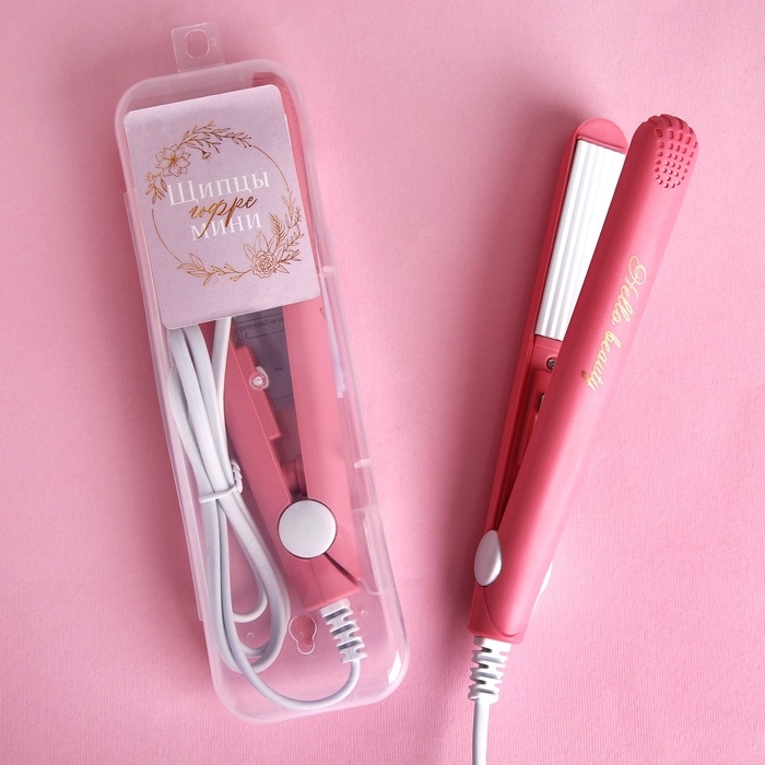 Плойка гофре мини «Цветы», LW-23, 17 х 2 см. Плойка гофре мини «Цветы», LW-23, 17 х 2 см.