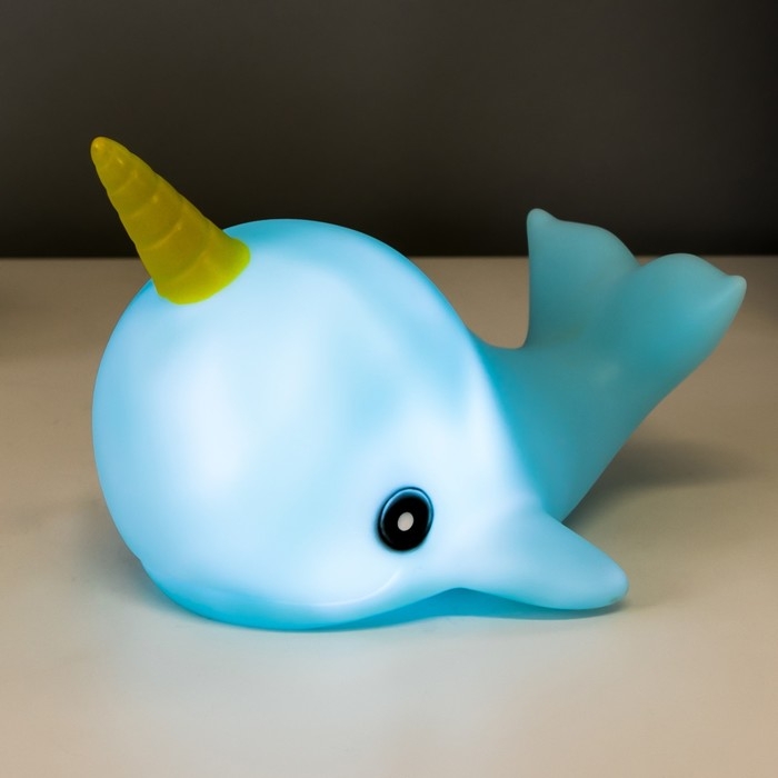 Ночник Ночник "Сказочный дельфин" LED батарейки 3xLR44 МИКС 14х11,5х10 см RISALUX