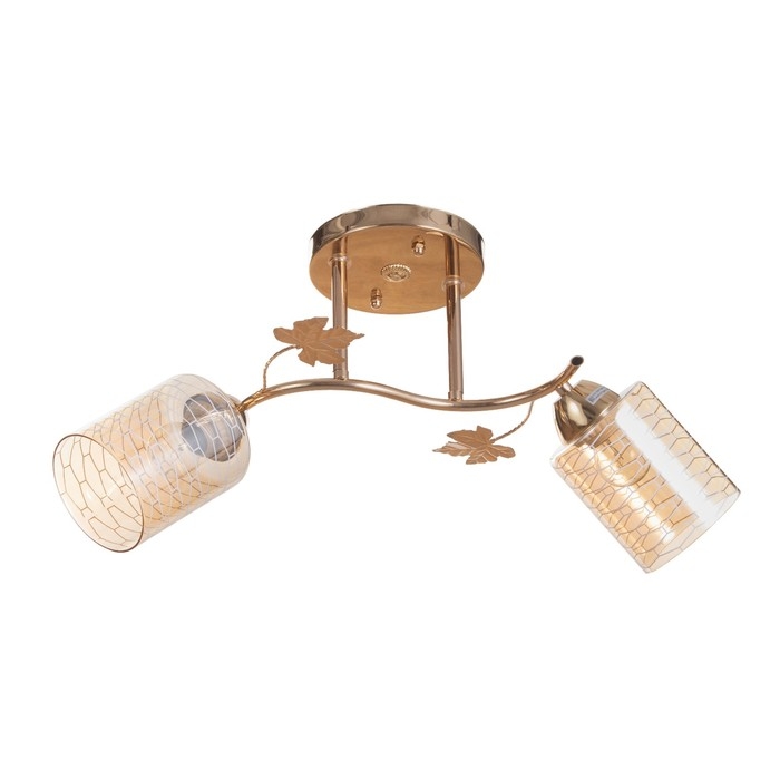 Люстра Люстра "Кейти" 2х60Вт Е27 Золото 48х15х28см