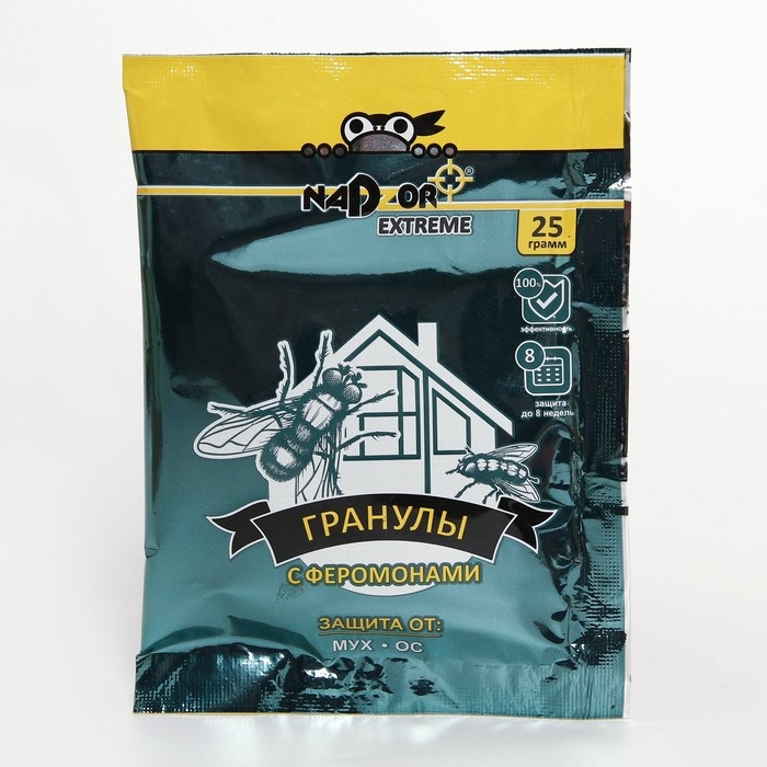 Гранулы от мух с феромонами Гранулы от мух с феромонами "Nadzor" Extreme, 25 г