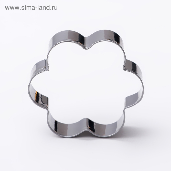 Набор форм для печенья Доляна «Ромашка», 5 шт, 7,8×7,8 см, цвет серебристый Набор форм для печенья Доляна «Ромашка», 5 шт, 7,8×7,8 см, цвет серебристый