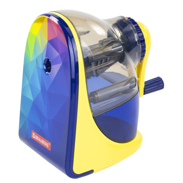 Точилка механическая BRAUBERG Точилка механическая BRAUBERG "MULTICOLOR", корпус с печатью 228489