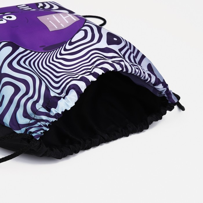 Мешок для обуви на шнурке, цвет сиреневый Мешок для обуви на шнурке, цвет сиреневый