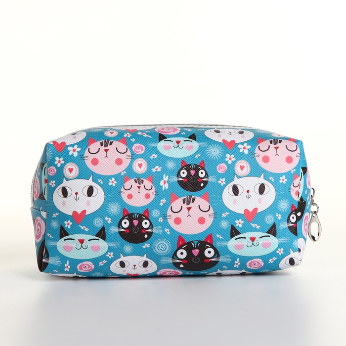 Косметичка на молнии, цвет голубой Косметичка на молнии, цвет голубой