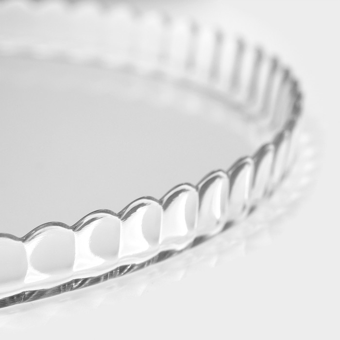 Блюдо стеклянное Patisserie, d=24 см, цвет прозрачный