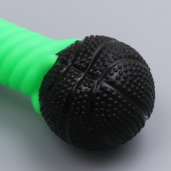 Игрушка пищащая Игрушка пищащая "Гантель большая" для собак, усиленная, 19 см, микс цветов