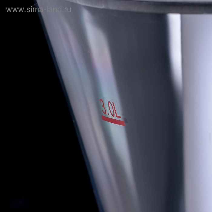 Башня пивная «Металлик», 3 л, колба с подсветкой, 2 батарейки, цвет серебристый Башня пивная «Металлик», 3 л, колба с подсветкой, 2 батарейки, цвет серебристый