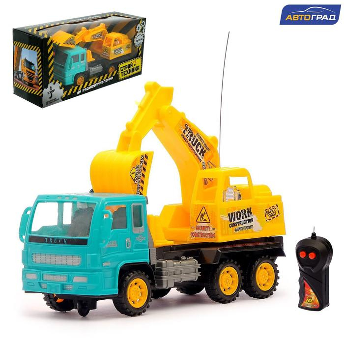Грузовик радиоуправляемый «Экскаватор», работает от батареек Грузовик радиоуправляемый «Экскаватор», работает от батареек
