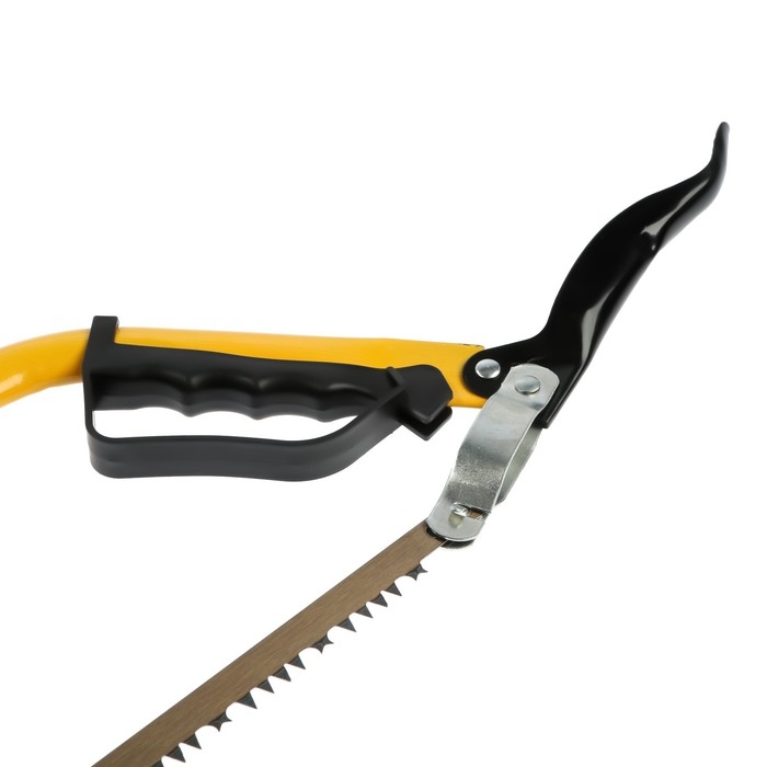 Пила лучковая ТУНДРА, Пила лучковая ТУНДРА, "волчий зуб" для быстрого пила по сухой и мокрой древесине, 300 мм