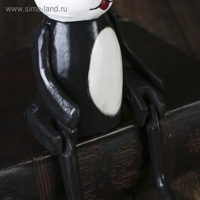 Сувенир Сувенир "Панда" висячие лапки, дерево 4,5х9х23 см