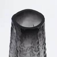 Ваза для цветов &laquo;Руджеро&raquo;, 25&times;12.5 см, стекло, чёрная