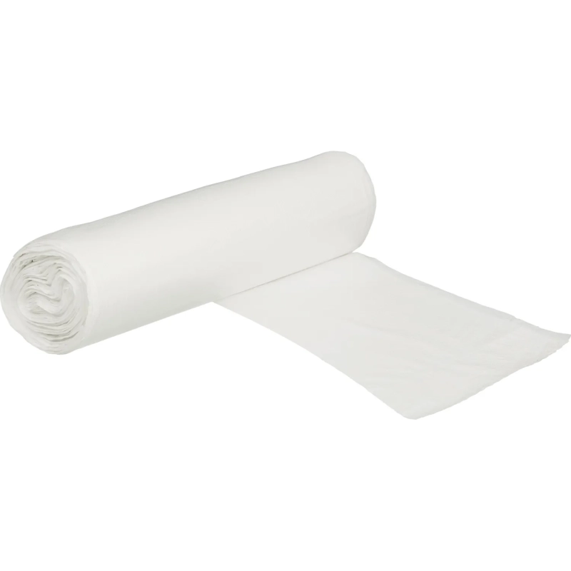 Мешки для мусора ПНД 60л 10мкм 20шт/рул бел 60x90см с ручками Luscan