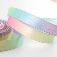 Лента атласная &laquo;Радуга&raquo;, 10 мм &times; 18 &plusmn; 1 м, разноцветная