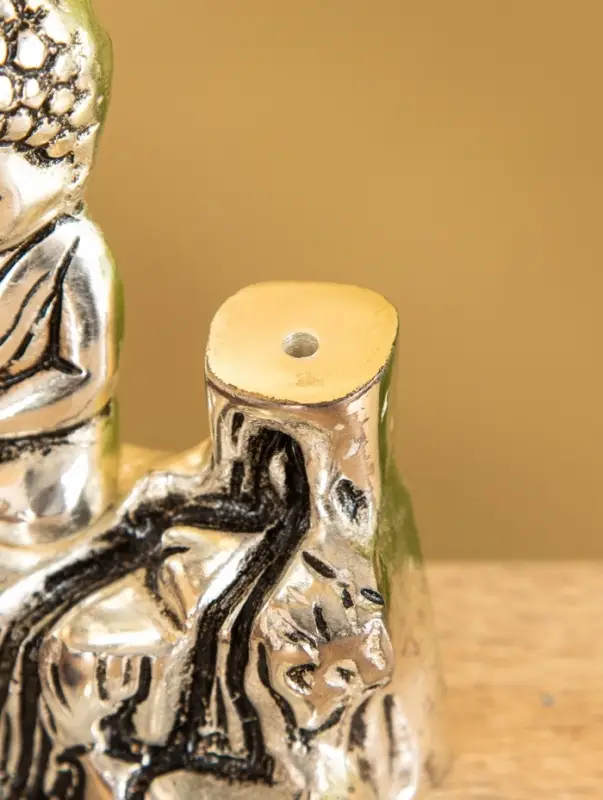 Подставка под благовония  Подставка под благовония "Будда Намасте" алюминий 7х6х11 см