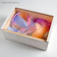 Наполнитель из перьев для шаров и подарков, упаковка, «Радости!» , 15 х 11 см