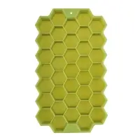 VETTA Форма силиконовая для льда 20х12см, 37 ячеек, "Соты", 3 цвета