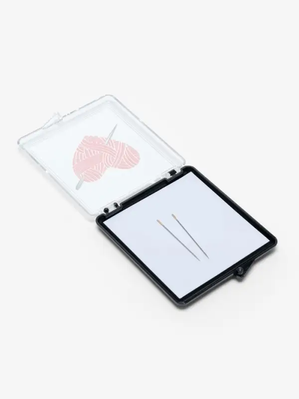 Игольница магнитная &laquo;Сердце&raquo;,7&times;8 см, чёрная