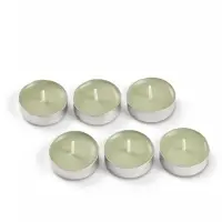 Свечи ароматические, чайные, набор 6 штук, зелёный чай