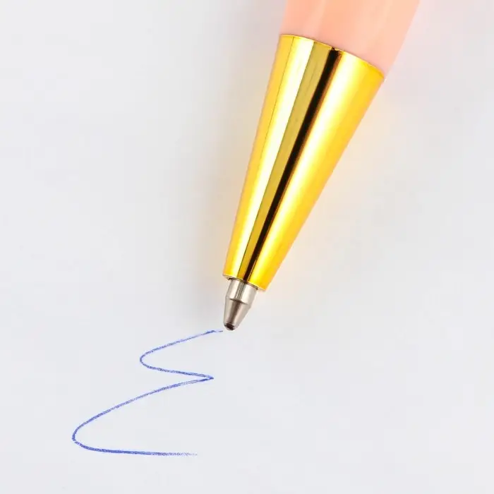 Ручка шариковая, синяя паста, 0.7 мм, пластик, автоматическая, с тиснением &laquo;Дорогому учителю !&raquo;