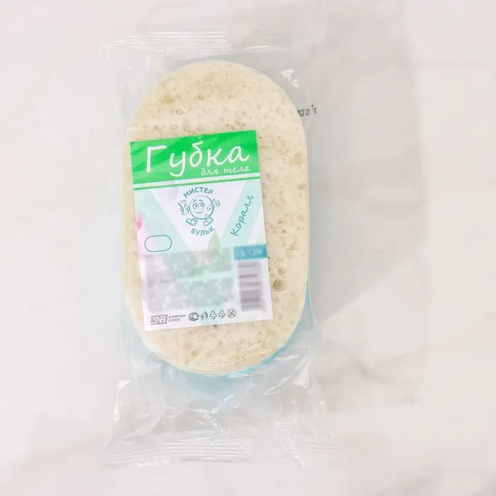 Губка для тела «Овал», цвет МИКС