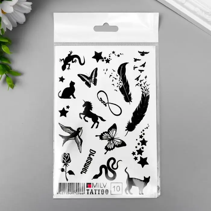 Татуировка на тело "Dreamer" 10х15 см