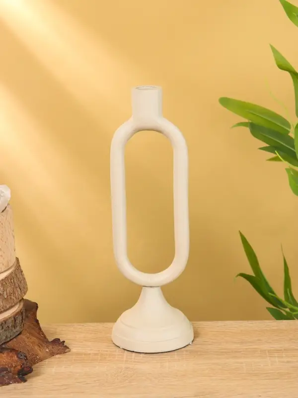 Подсвечник на 1 свечу  Подсвечник на 1 свечу "Фисташковый" 8,5х,8,5х26 см