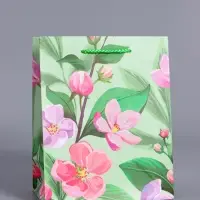 Пакет подарочный "Весеннее признание" ламинированный 18 х 22,3 х 10 см