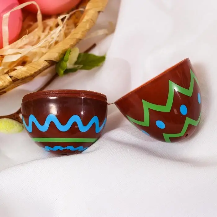 Основа для творчества «Яйцо с орнаментом», открывается, набор 6 шт., размер 1 шт: 6 × 4 см Основа для творчества «Яйцо с орнаментом», открывается, набор 6 шт., размер 1 шт: 6 × 4 см