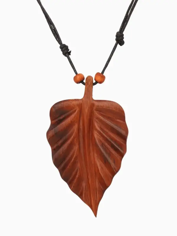 Кулон &laquo;Лист&raquo;, дерево соно