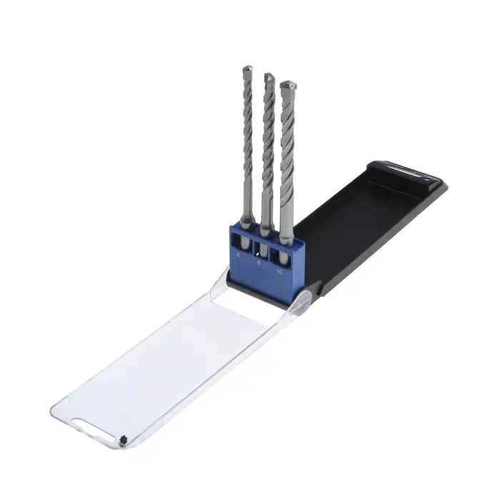 Набор буров по бетону ТУНДРА, двойная спираль, SDS-plus, 6-8-10×160 мм, 3 шт. Набор буров по бетону ТУНДРА, двойная спираль, SDS-plus, 6-8-10×160 мм, 3 шт.