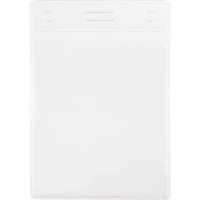 Бейдж Attache Economy 138x96 150мкм,шнурок 45см син, вкладыш 120x90 5шт/уп