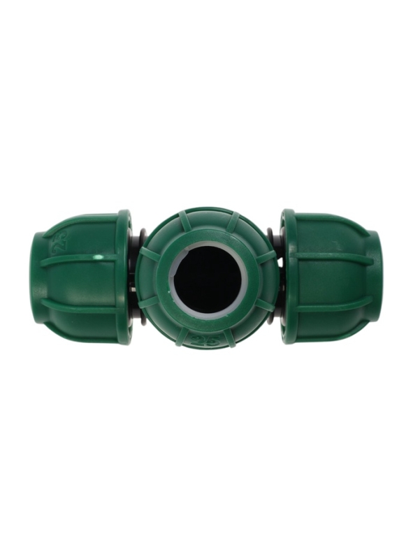 Тройник ПНД ZEIN, 25 мм, цанга