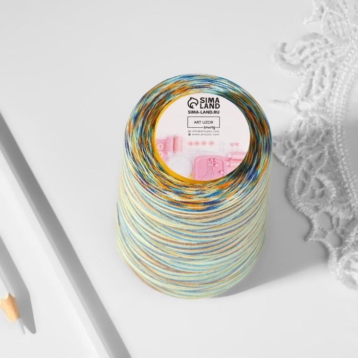 Нитки мультиколор 40/2, 2700 м, цвет разноцветный Нитки мультиколор 40/2, 2700 м, цвет разноцветный