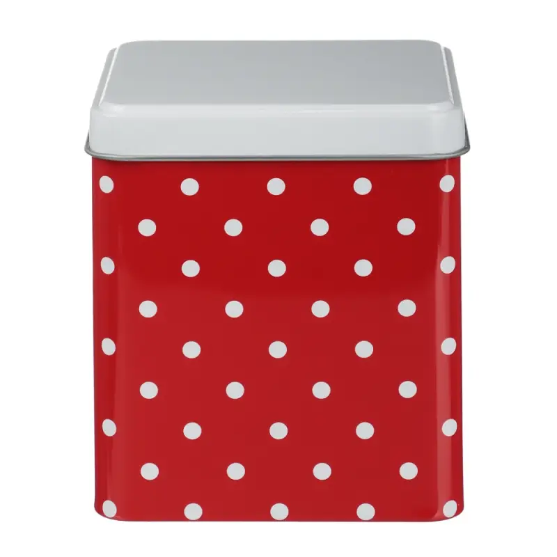 Банка для сыпучих продуктов тм VETTA, Горошек, 10x10x12см, жесть