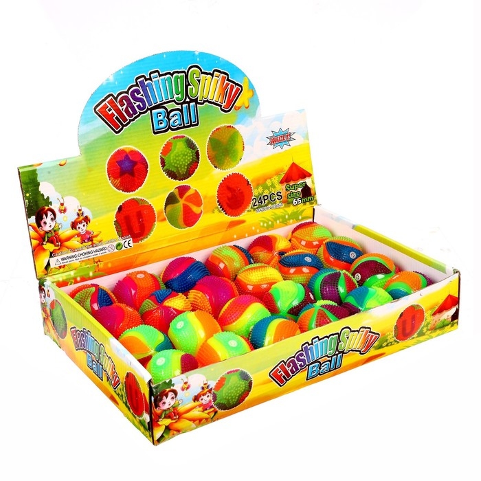 Мяч световой «Спорт» с пищалкой, цвета МИКС Мяч световой «Спорт» с пищалкой, цвета МИКС