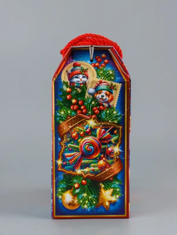 Коробка подарочная складная Коробка подарочная складная "Зимняя сказка" 23 х 10 х 22 см