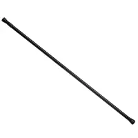 Карниз для шторы в ванную тм VETTA, 2м, телескопический, алюминий, чёрный