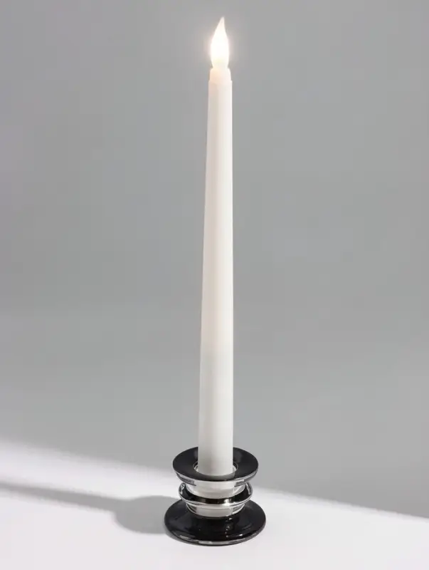 Подсвечник стеклянный &laquo;Бен&raquo;, 5.5&times;5.5&times;3.5 см, d=2.2 см