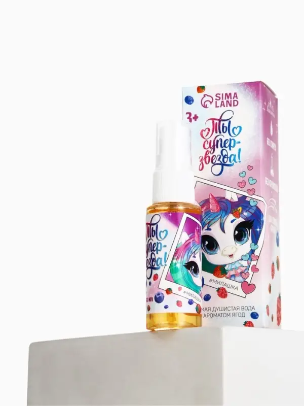 Душистая вода для девочек &laquo;Милашка&raquo; с ароматом ягод, 30 мл