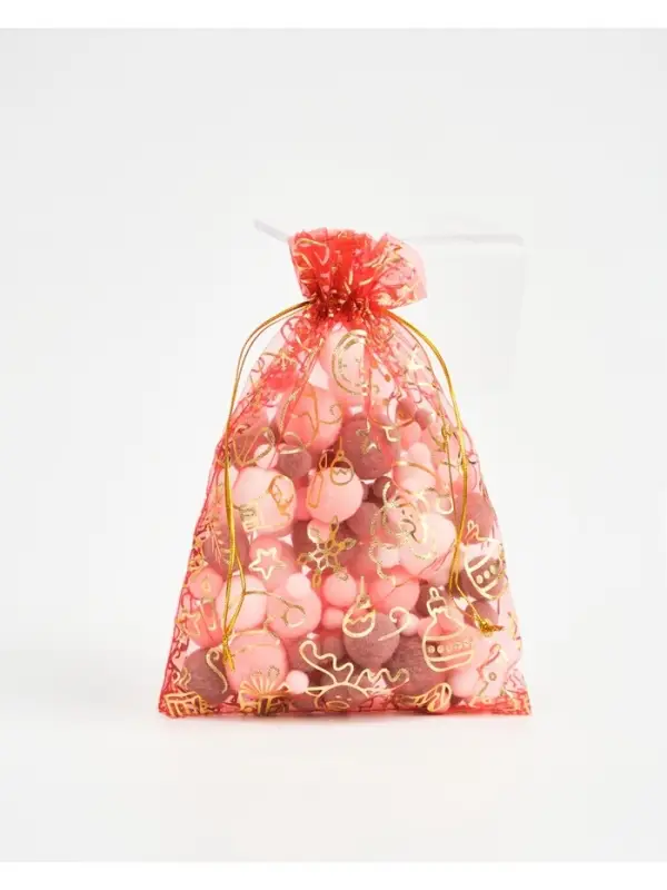 Мешочек подарочный органза «С Новым годом!», 16 × 24 см Мешочек подарочный органза «С Новым годом!», 16 × 24 см