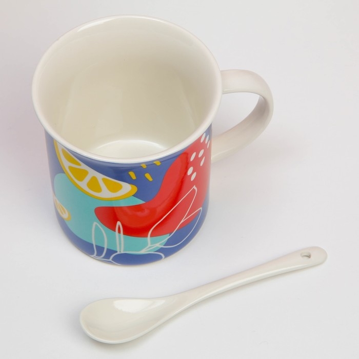 Кружка «Делай, что любишь» с ложкой и подставкой, 300 мл Кружка «Делай, что любишь» с ложкой и подставкой, 300 мл
