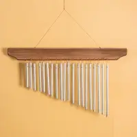 Музыка ветра, 40×23×1 см, бамбук, алюминий