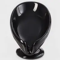 Мыльница SAVANNA Essence, керамика, чёрная