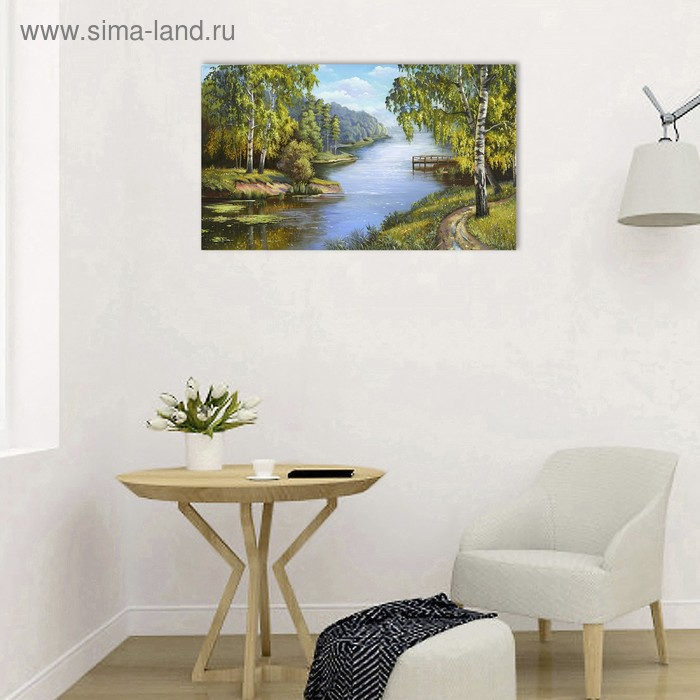 Картина на холсте Картина на холсте "Спокойное место" 60*100 см