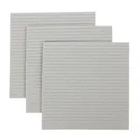 VETTA Набор салфеток универсальных 3 шт, 15х15 см, целлюлоза, серый