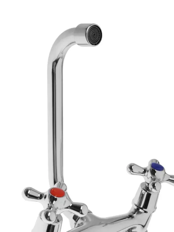 Смеситель для кухни ZEIN Z2485, настенный, излив 20 см, кран-букса латунь 1/2", хром