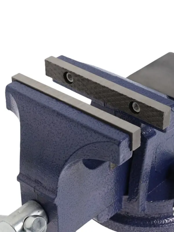 Тиски слесарные поворотные ТУНДРА, с наковальней, высокопрочный чугун ВЧ-40, 125 мм